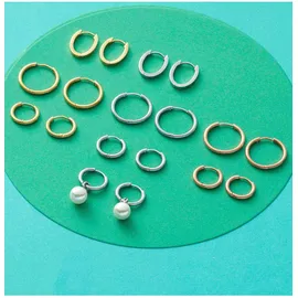 LEONARDO Creolen Lilo Beauty's silberfarben 13mm