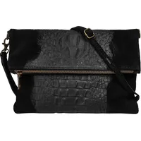 Samantha look Abendtasche Leder Black