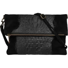 Samantha look Abendtasche Leder Black