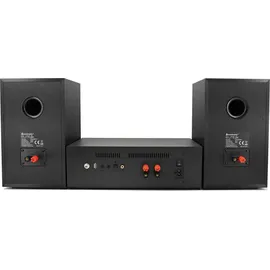 Soundmaster ICD5000SW, Home-Audio-Towersystem, Aluminium, Grau, Vorderseite, 50 W, 2-Wege, DAB+, FM - Silber/Grau