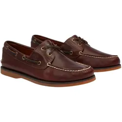 Timberland Bootsschuhe Classic 2-Eye Boat (Premium Leder) dunkelbraun Herren