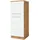 kochstation Seitenschrank KOCHSTATION KS-Wien 60 x 60 x 165 cm Weiß