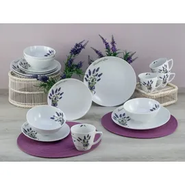 CreaTable Lavendel Kombiservice 16-tlg. bunt