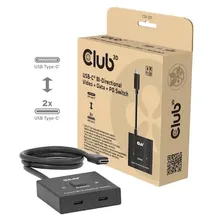 Club 3D USB-C Bidirektionaler Video + Daten + PD Switch für 8K60Hz oder 4K120Hz