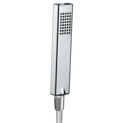 HSK Design-Handbrause eckig ohne Brauseschlauch