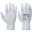 A198 Antistatische PU-Fingerspitzen-Sicherheitshandschuh Grau XL