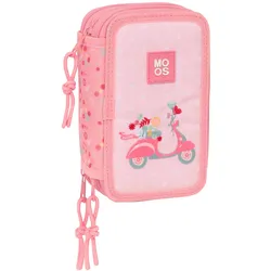 Moos Passion Federmäppchen mit Zubehör – 37-teiliges Set für Schule & Kreativität