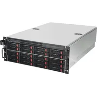 Silverstone RM43-320-RS - Gehäuse - Server (Rack) - Schwarz