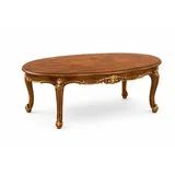 aea Klassischer Couchtisch Braun Holz 75 x 48 x 75 cm