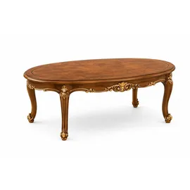 aea Klassischer Couchtisch Braun Holz 75 x 48 x 75 cm