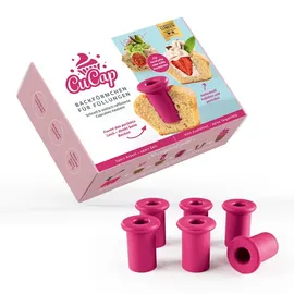 CUCAP Silikon-Backförmchen 6er-Set