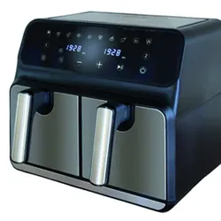 1St. Unold 58685 Doppelkammer- Fritteuse