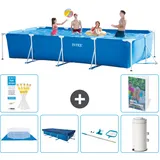 Rechteckiger Frame Pool - 450x220x84 Cm - 7-teilig  S119