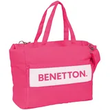Safta BENETTON "RASPBERRY" 14,1-Zoll-LAPTOPTASCHE MIT TASCHE, Rosa Fuchsia, Estándar, Fuchsia, Estándar, Casual