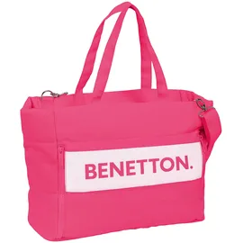 Safta BENETTON "RASPBERRY" 14,1-Zoll-LAPTOPTASCHE MIT TASCHE, Rosa Fuchsia, Estándar, Fuchsia, Estándar, Casual