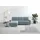 Home Affaire Ecksofa HOME AFFAIRE "Summer L-Form", blau (blau, grau), B:249cm H:91cm T:164cm, 100% Polyester, Sofas, Ecksofa, mit Recamiere, mit oder ohne Bettfunktion und Bettkasten, Cord-Bezug