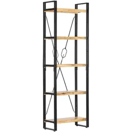 vidaXL Bücherregal 5 Fächer 60 x 30 x 180 cm Braun