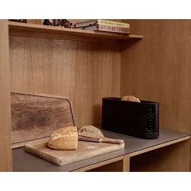 Jacob Jensen Langschlitz-Toaster Silber