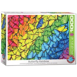EUROGRAPHICS Puzzle Schmetterling Regenbogen (Puzzle), 1000 Puzzleteile