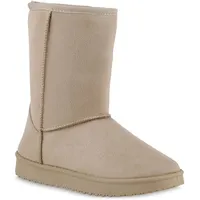 VAN HILL Schlupfstiefel Damen Khaki 40