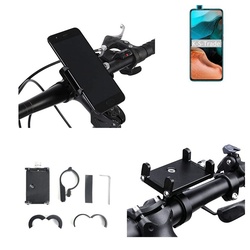 K-S-Trade für Xiaomi Redmi K30 Pro Zoom Smartphone-Halterung, (Handyhalterung das Fahrrad Halter Lenkstange Fahrradhalterung) schwarz