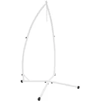 ML-Design Hängesesselgestell Weiß, 208 cm, Belastung bis 120 kg,