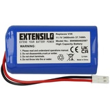 EXTENSILO Akku kompatibel mit iLife V3s, V5, V5s, V3 Staubsauger (3400mAh, 11,1V, Li-Ion)