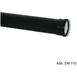 Geberit Rohr 390100141 DN 40, 150 mm, mit Muffe, schalloptimiert