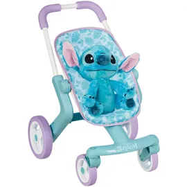 Smoby Stitch Puppenwagen Disney blau
