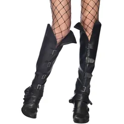 Schwarze Rockstar Stiefelüberzieher