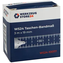 WS24 Taschenbandmaß 3 m x 19 mm