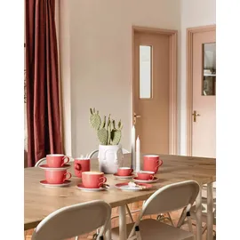 SELTMANN WEIDEN Liberty Pure Colors Kaffeeservice 18-tlg. Flamingo Red