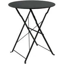 Hti-Living Gartentisch Ø 55 x 68 cm Schwarz