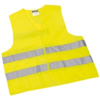 Leina-Werke LEINA Pannenweste/Warnweste, DIN EN 471, gelb Wischbezug (100% Polyester) gelb