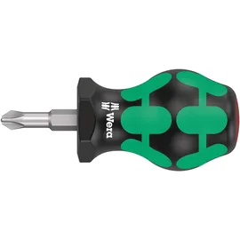 WERA 350 PH Stubby Kreuzschlitz-Schraubendreher PH 2 Klingenlänge 25 mm