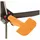 BAHCO Wagenheber Stahl/Gummi orange/schwarz 500 kg