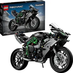 LEGO Technic 42170 Kawasaki Ninja H2R Motorrad Bausatz, Mehrfarbig