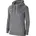Park 20 Fleece Hoodie Damen charcoal heathr/white/white S