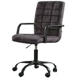 KAWOLA MERLE Samt Anthrazit