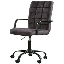 KAWOLA MERLE Samt Anthrazit