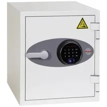 Phoenix BS1283F Battery Titan Batterie-Aufbewahrungstresor feuergeschützt, mit 4 Steckdosen, mit ausziehbarer Schublade, mit Schlüsselhakenleiste Fi