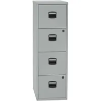 BISLEY Home PFA Hängeregistraturschrank 41,3 x 40 x 128,3 cm silber