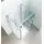 Glaszentrum Hagen Ares U-Duschkabine mit Drehtür 80 x 195 cm ESG Glas transparent
