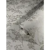Schöner Wohnen KOLLEKTION Vliestapete Blätter, Blumen, weiß/pearldust - weiss