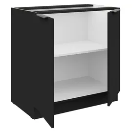 Küchen-Preisbombe Unterschrank SIENA 80 x 0 x 0 cm Schwarz