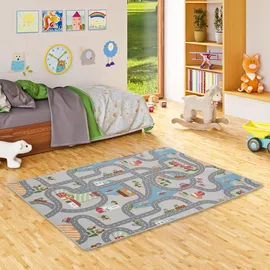 Snapstyle Snapstyle, Spielteppich + Spielmatte, Kinder Spiel Strassenteppich Fun Town
