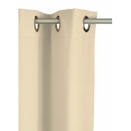 Wirth Dim out Vorhang Ösen 145 x 220 cm beige