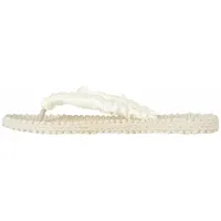 Ilse Jacobsen Damen - Slipper - CHEERFUL06 - Leichte Zehentrenner mit Massagesohle. Riemen mit glänzendem Stoff. - 39 EU