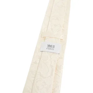Eterna Krawatte in creme Seide, Krawatten
