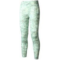 The North Face Flex HIGH Rise 7/8 Leggings 2023 Lime Cream grit Texture Print, M